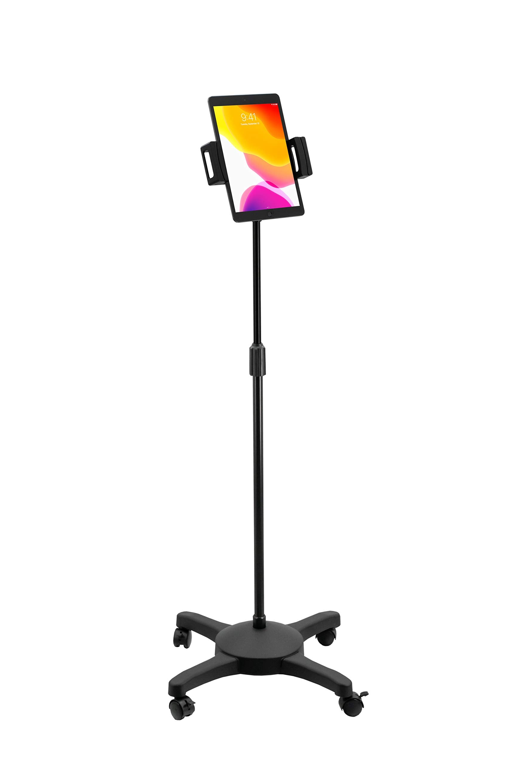 Universal Desk Mount.  Cta Universal Quick Connect Floor Stand. Compatible With 7       To 13       Tablets, Ipad Mini 5, Ipad G