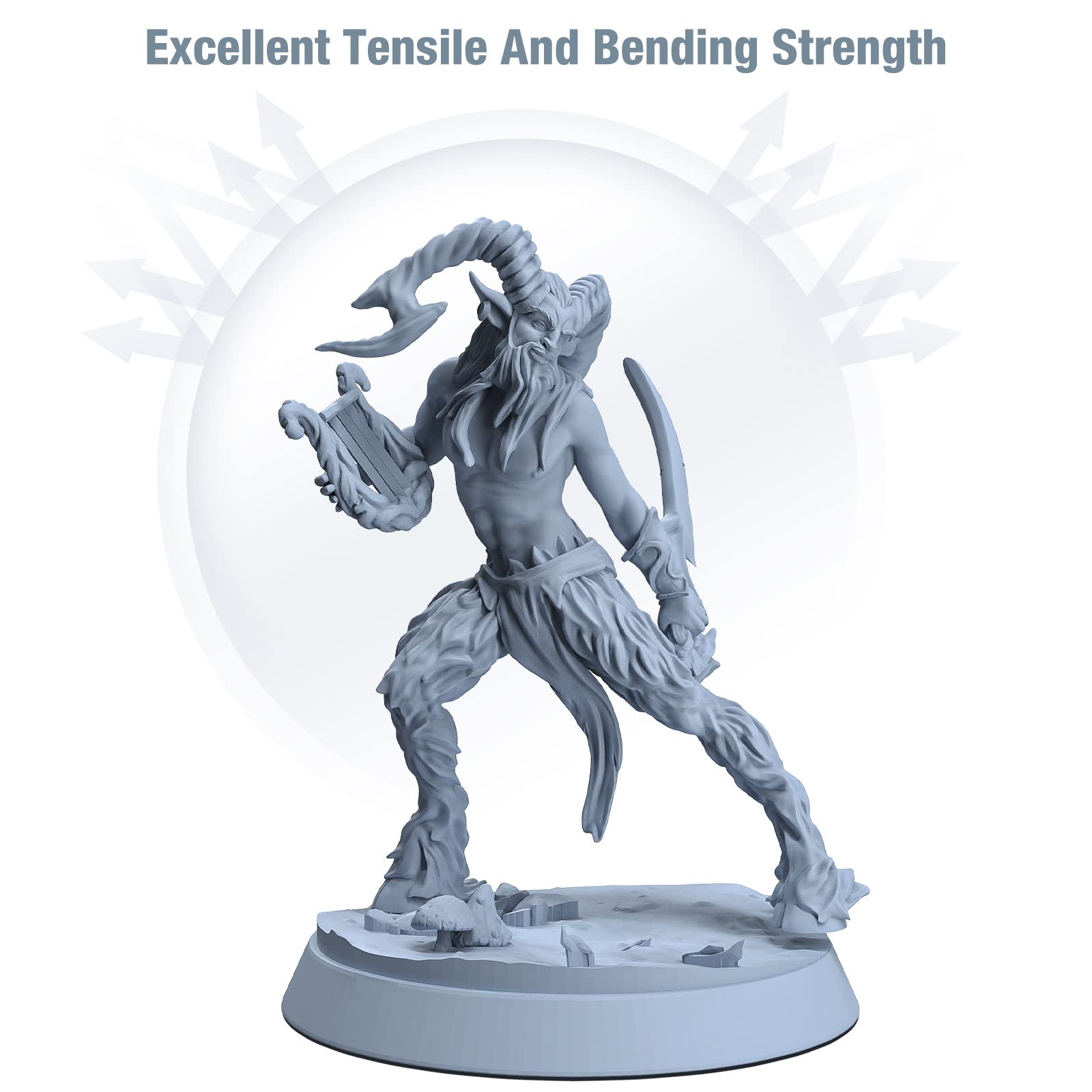 Elegoo Upgraded Abs Like 3D Printer Resin 2.0, 405Nm Uv Curing Lcd Resin High Precision Fast Curing Non Brittle Photopolymer Res