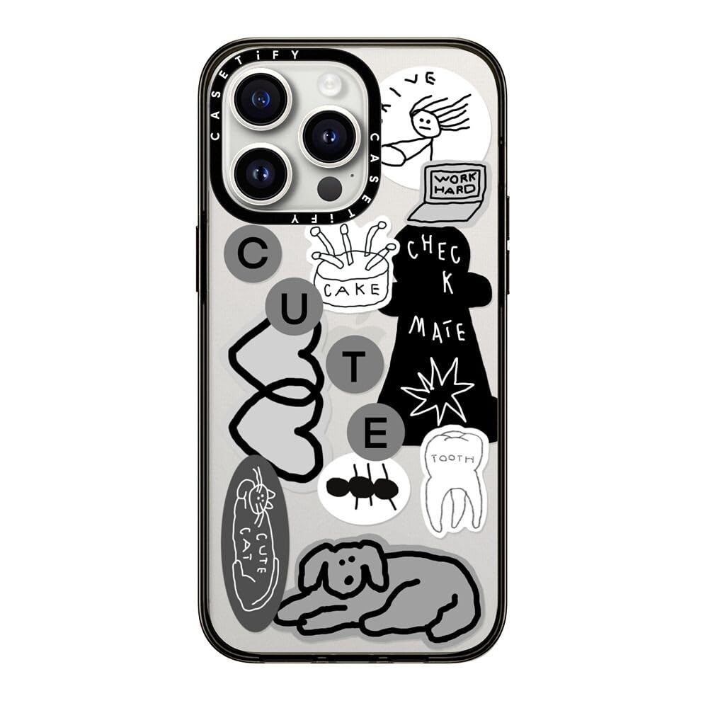 Casetify Compact Iphone 15 Pro Max Case [2X Military Grade Drop Tested / 4Ft Drop Protection]   Stickers Prints   Inap Sticker 0