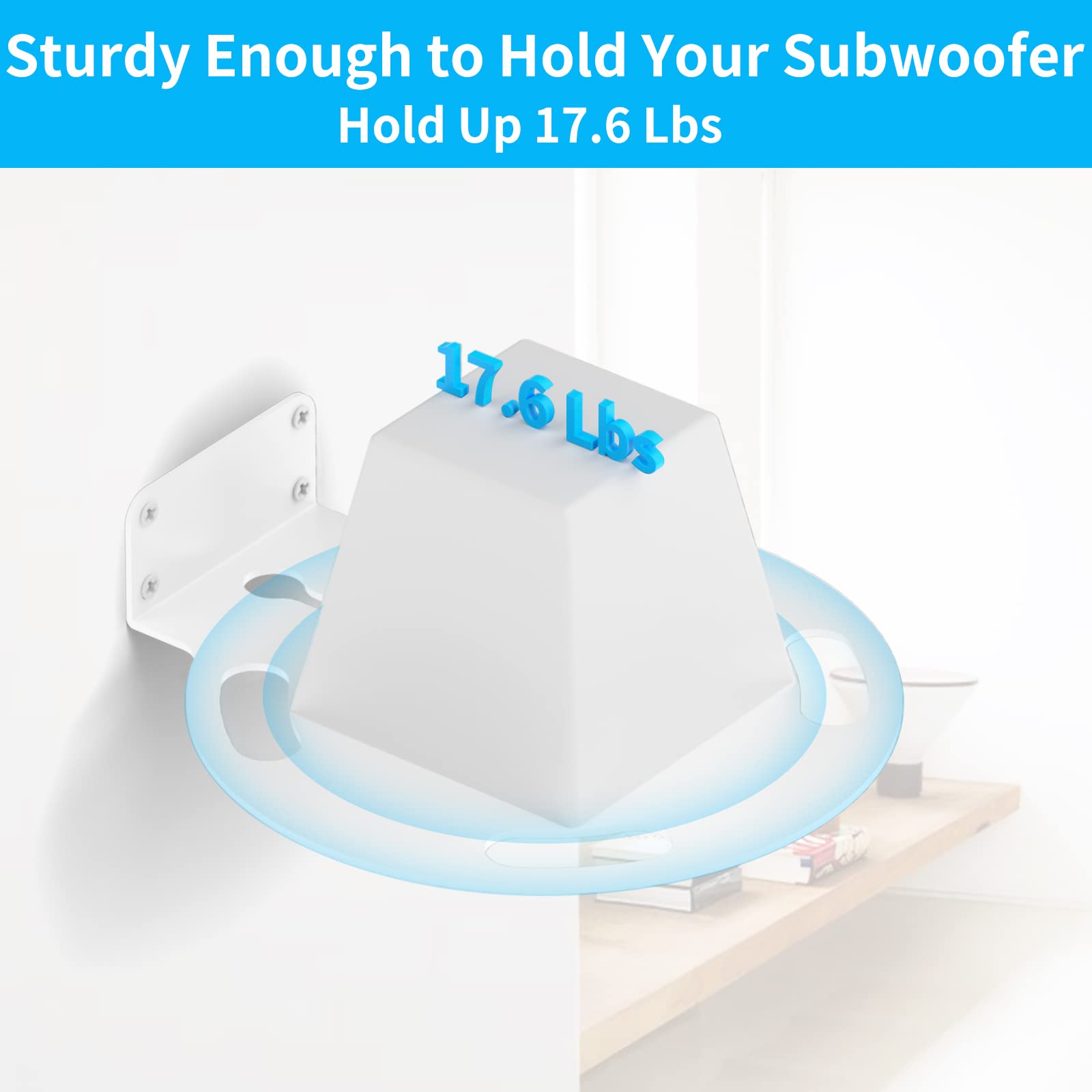 Heavy Duty Wall Mount Bracket For Sonos Sub Mini Mount Easy To Install Compatible With Sonos Sub Mini Subwoofer Bracket With Har