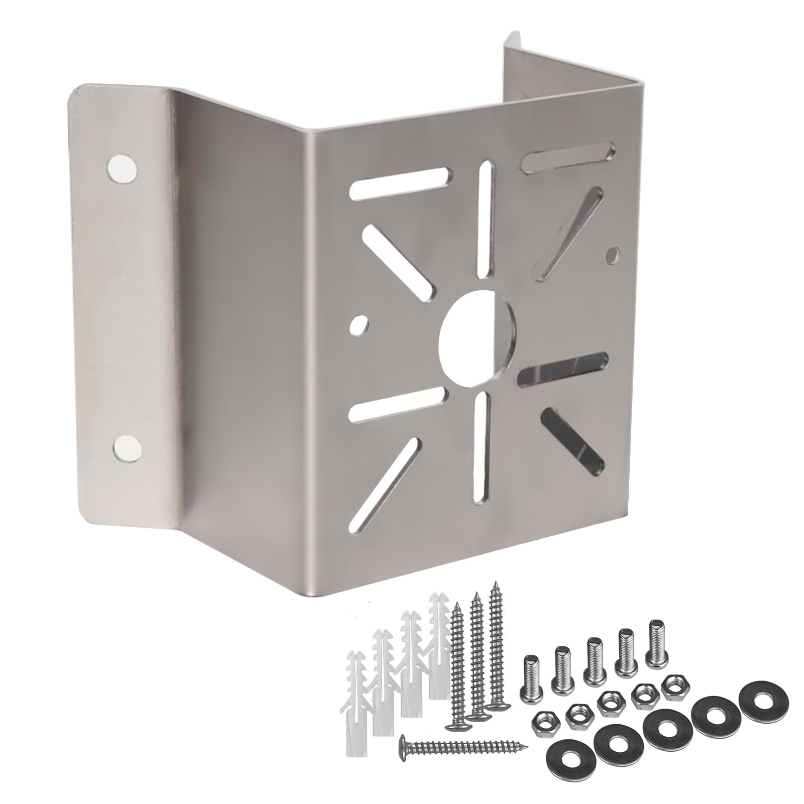 Witi Universal Corner Mount For Security Camera, Stainless Steel Mounting Corner Bracket For Wall Mount Corner, Suitable For Cct