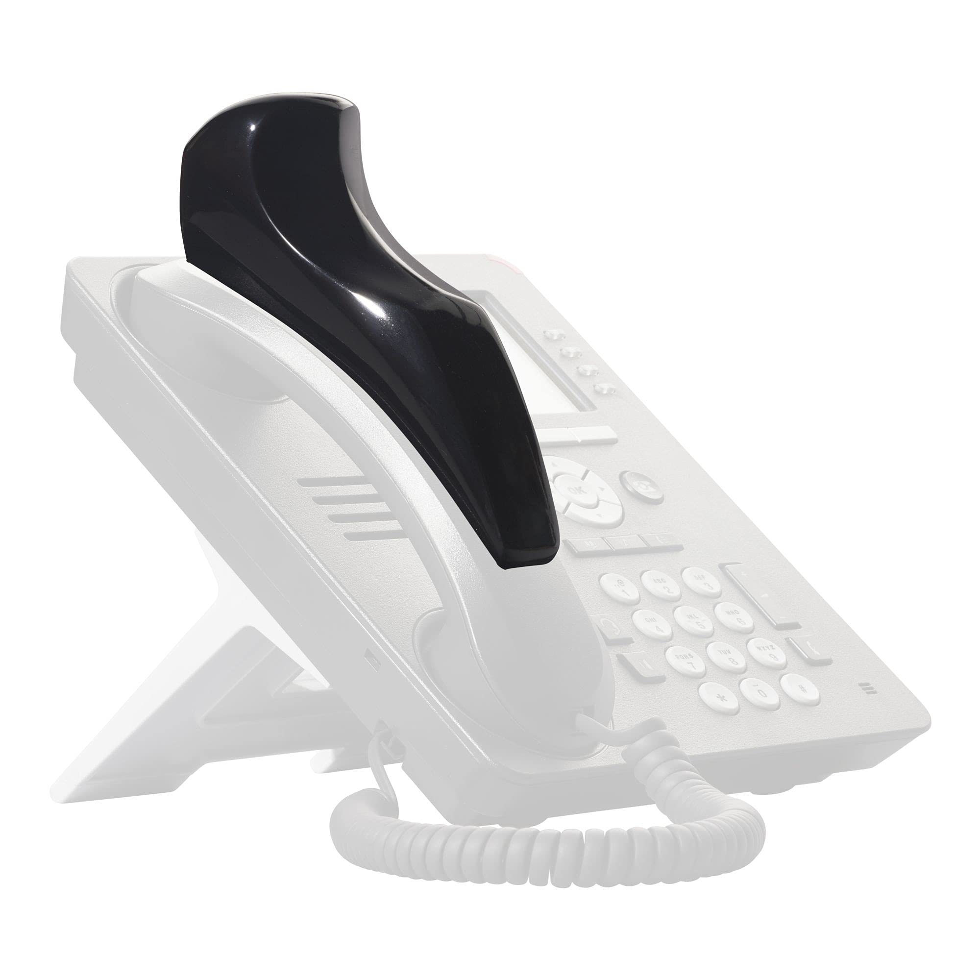 Softalk II Antibacterial Phone Shoulder Rest, Landline Office Telephone Accessory with Nonslip Ergo-Grip Cushion and Self-Adhesi