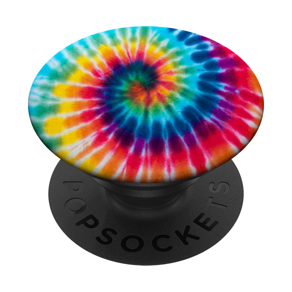 Tie Dye Rainbow Cute Rainbow Tie Dye Swirl Design Colorful Popsockets Standard Popgrip