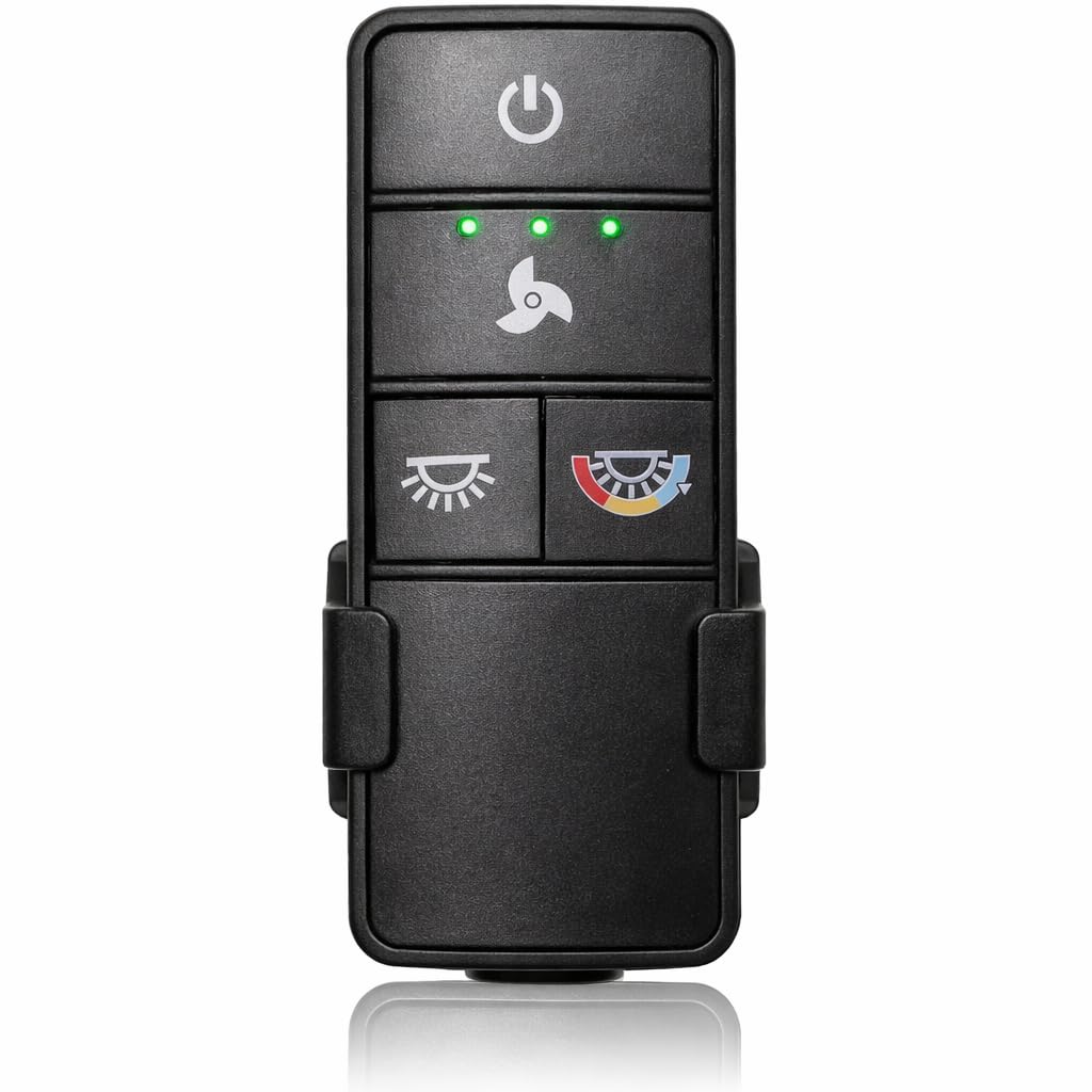 TX028C-S Ceiling Fan Remote Control for Hampton Bay - A25-TX028C-S / A25-TX028C -3 Speed, Light Dimmer