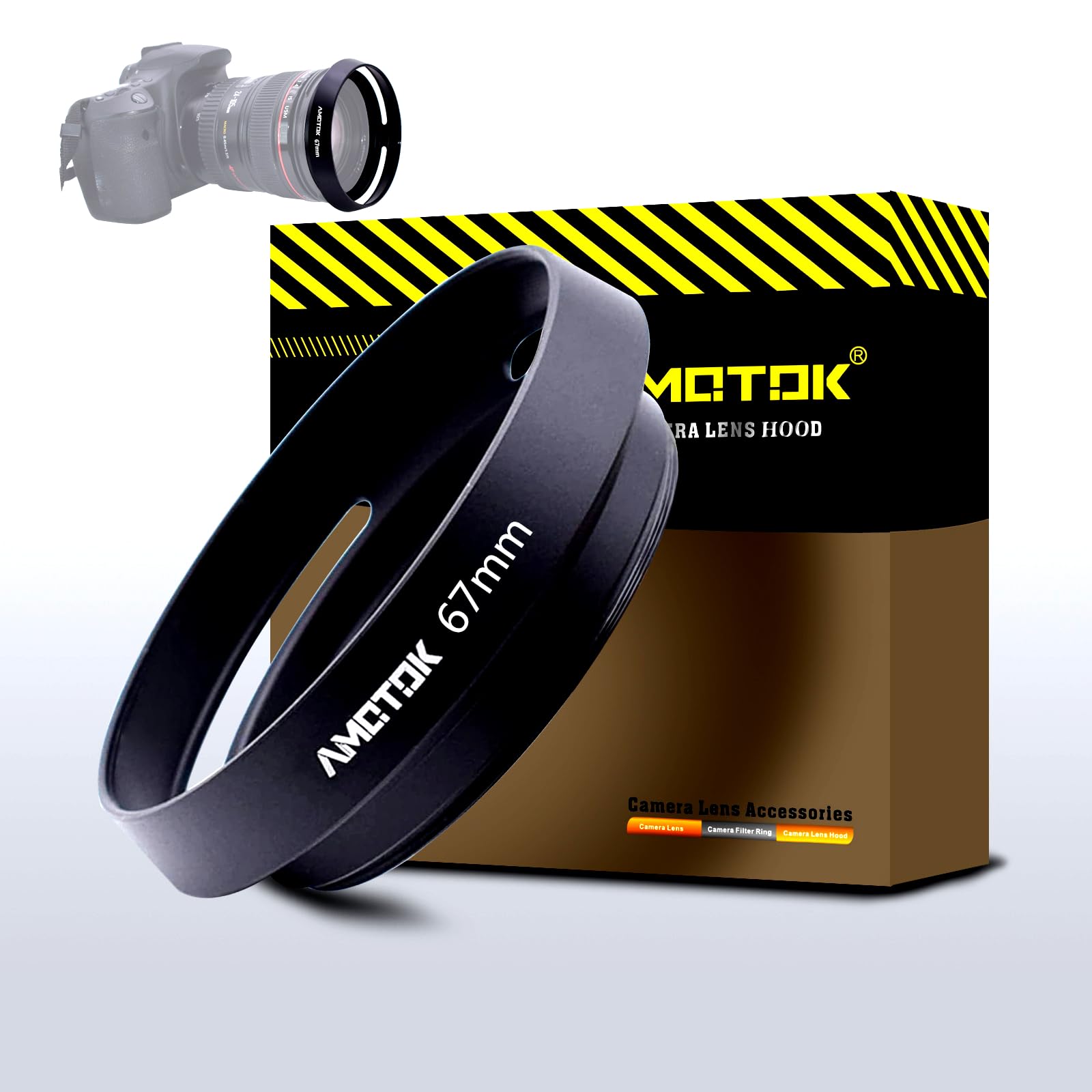 67Mm Camera Lens Hood Compatiable All Brands 67Mm Lenses.Example Af Snikkor 28Mmf/1.8G,Ef 70 300Mm/4 5.6Lisusm,Ef100Mmf/2.8Lisus