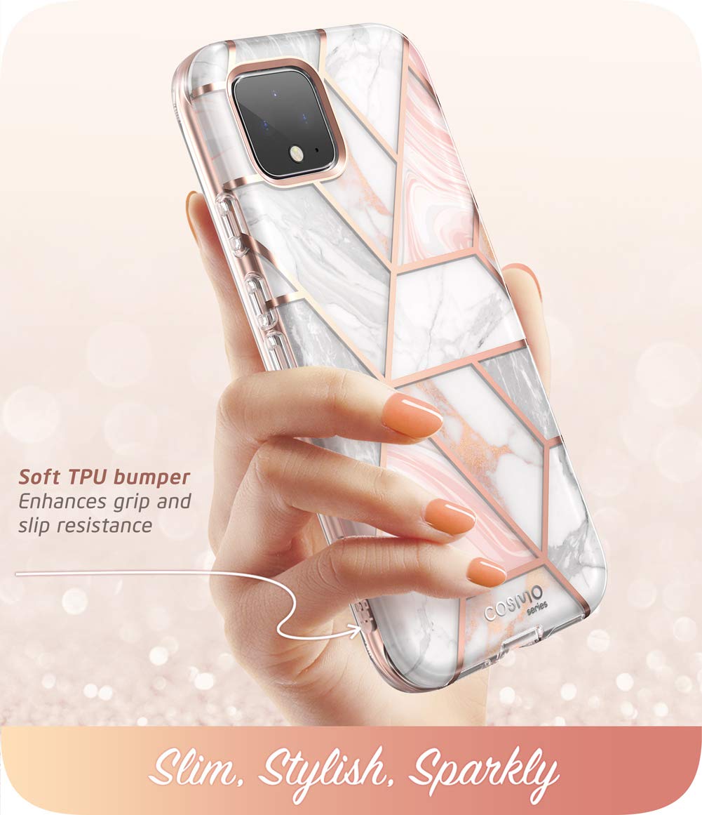 I Blason Cosmo Case For Google Pixel 4 Xl 6.3 Inch (2019 Release), Slim Full Body Stylish Protective Case With Built In Screen P