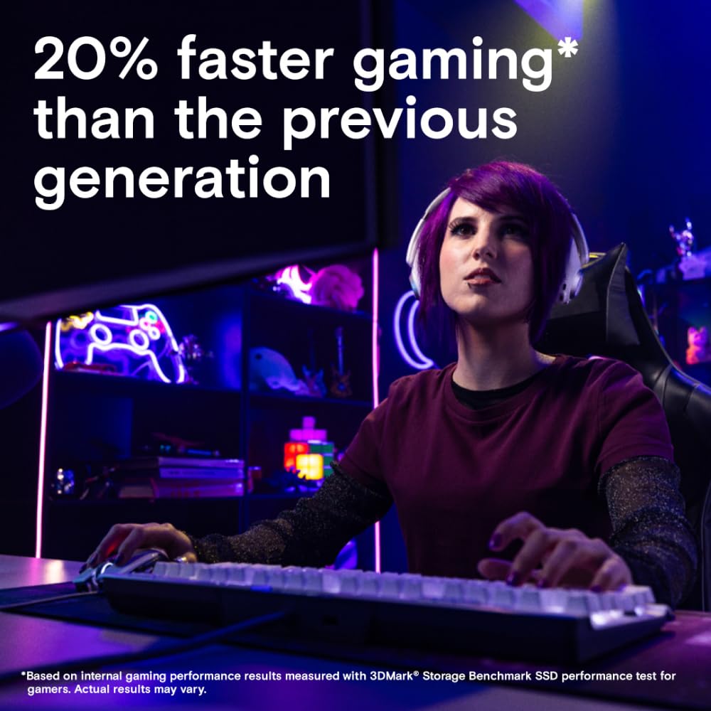 Crucial T700 1Tb Gen5 Nvme M.2 Ssd With Heatsink - Up To 11,700 Mb/S - Directstorage Enabled - Ct1000T700Ssd5 - Gaming, Photogra