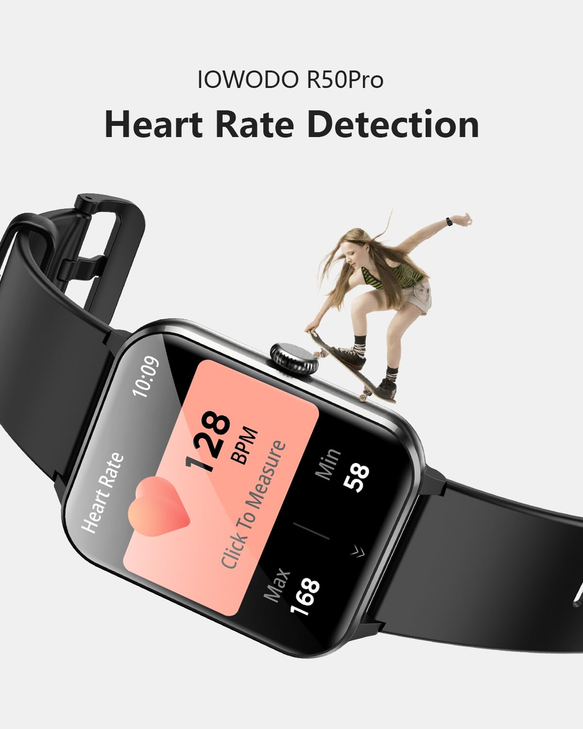 Smart Watch,1.85'' Hd Smartwatch For Men Women(Answer/Make Call), Fitness Watch With Heart Rate/Sleep/Spo2/Ip68 Waterproof/100+