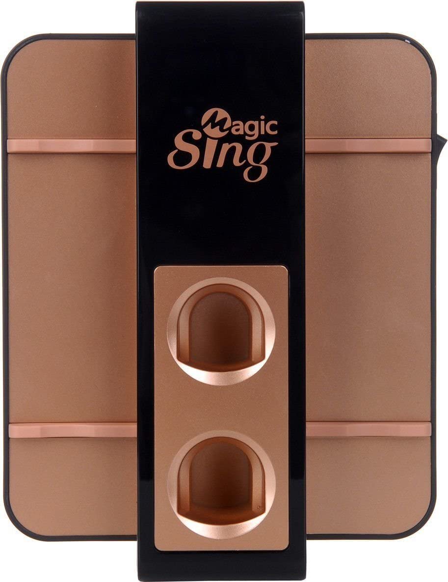 New Magic Sing E5+ 5000+ Tagalog English Builtin Songs + Wifi Karaoke Two Wireless Mics. Now With Over 600 Songs, And Counting,W