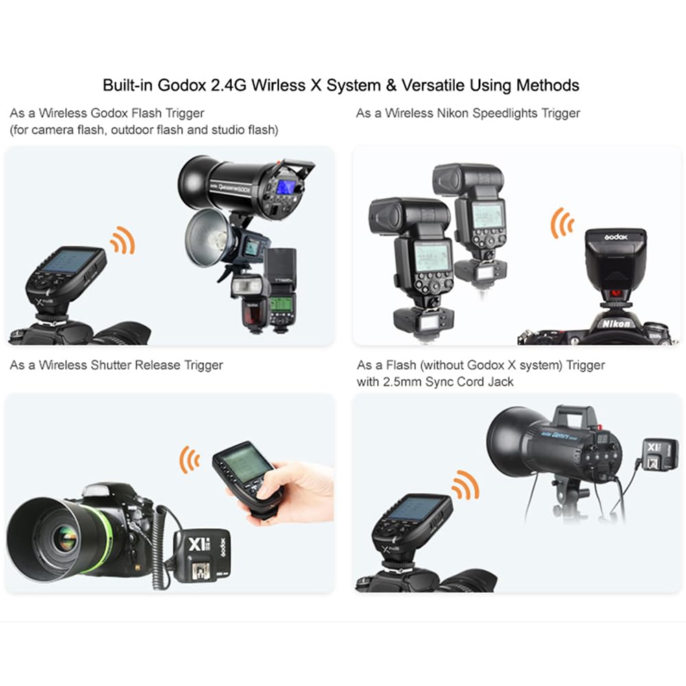 Godox Xpro Ttl Wireless Trigger,1/8000S High Speed Sync,5 Dedicated Group Bottons And 11 Customizable Functions (Xpro N Compatib
