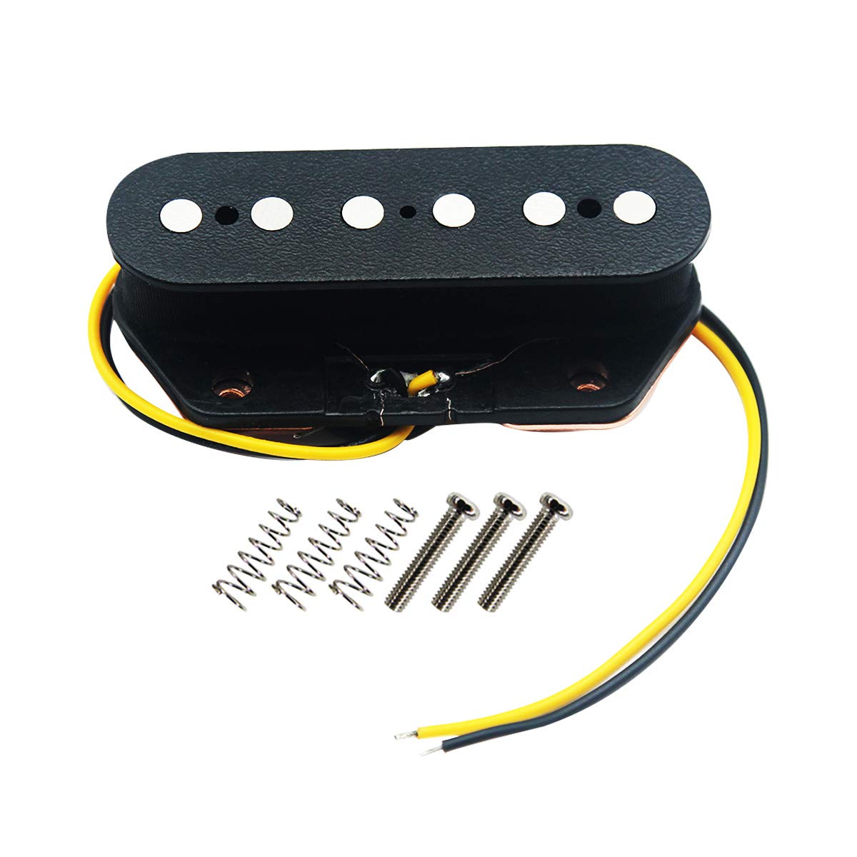 Fleor Alnico 5 Guitar Pickups - Tl Bridge & Neck (Golden) For Tl Style Guitar