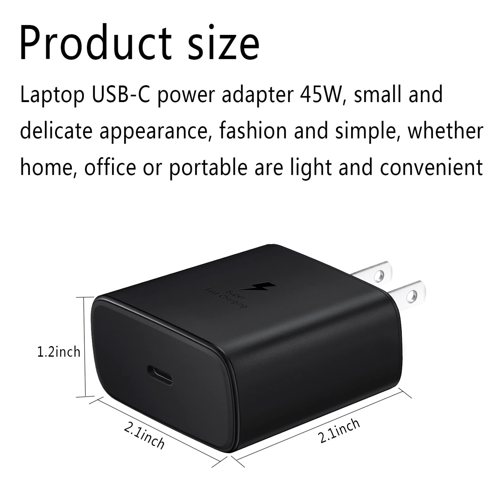 Yzhenuan 45W Usb C Super Fast Charging Wall Charger And 5Ft Usb C Cable For Samsung Chromebook Xe513C24 Xe510C24 Xe350Xba Xe525Q