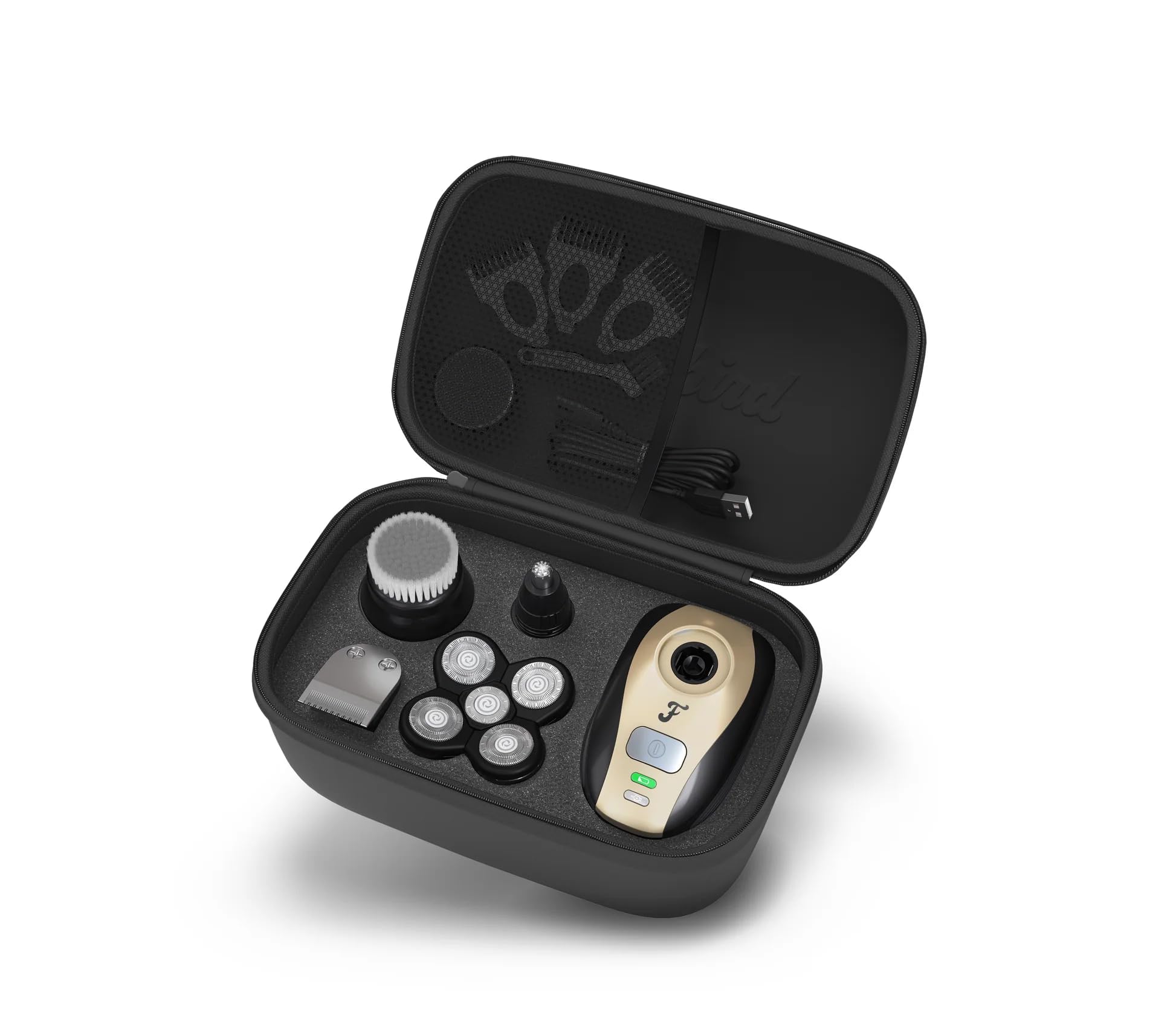 Flexseries Travel Case   Men'S Premium Quality Toiletry Bag, Bathroom Dopp Kit, Shaving Kit Case For Flexseries Head Shaver From