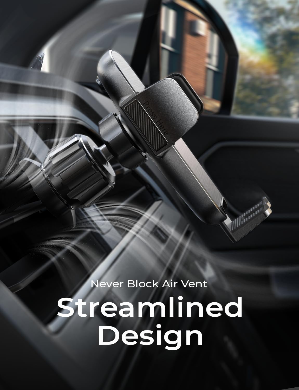 Lisen Car Phone Holder Mount, 2025 Upgrade Phone Holders For Your Car Vent, Cell Phone Holder Mount For Iphone 16 Pro Max, Cell