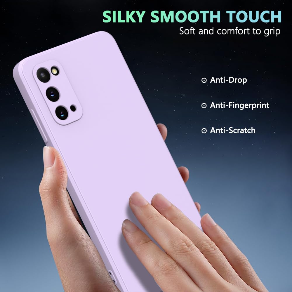 Wogroo For Samsung Galaxy Note 20 Case Purple, Scratch Resistant With Soft Touch, Slim Thin Phone Cover For Samsung Galaxy Note