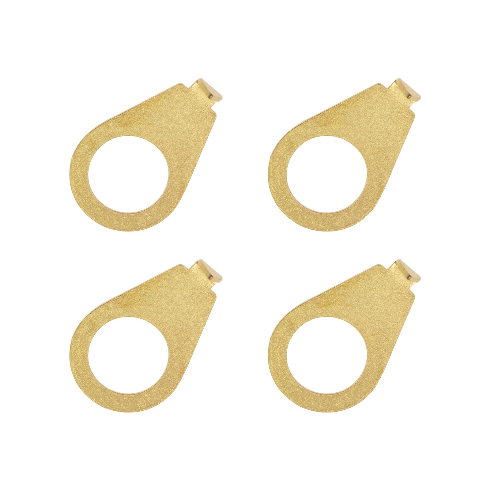 Cashbeat 4Pcs Gold Guitar Knobs Pointer Indicator Plates, 3/8'' Electric Guitar Control Knob Position Pointers, 9.7Mm Diameter W