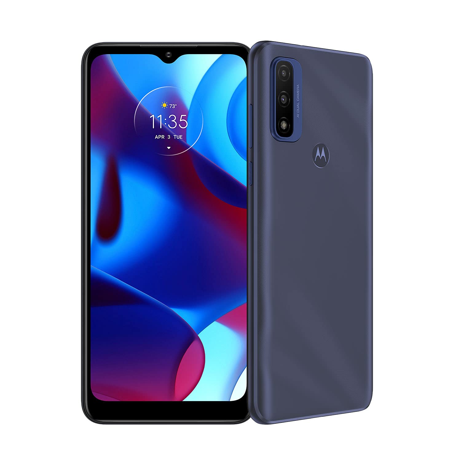 Motorola Moto G Pure | 2021 | 2-Day Battery | Unlocked | Made for US 3/32GB | 13MP Camera | Deep Indigo