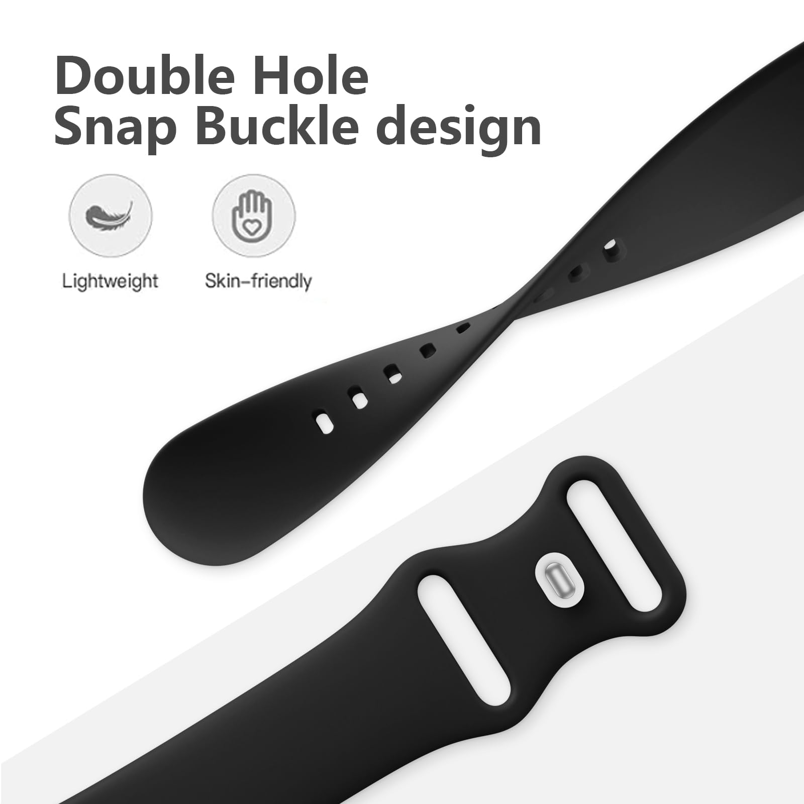 Imivio Sport Band Compatible With Apple Watch Band 44Mm 38Mm 40Mm 41Mm 42Mm 45Mm 49Mm For Women Men, Soft Silicone Waterproof Re