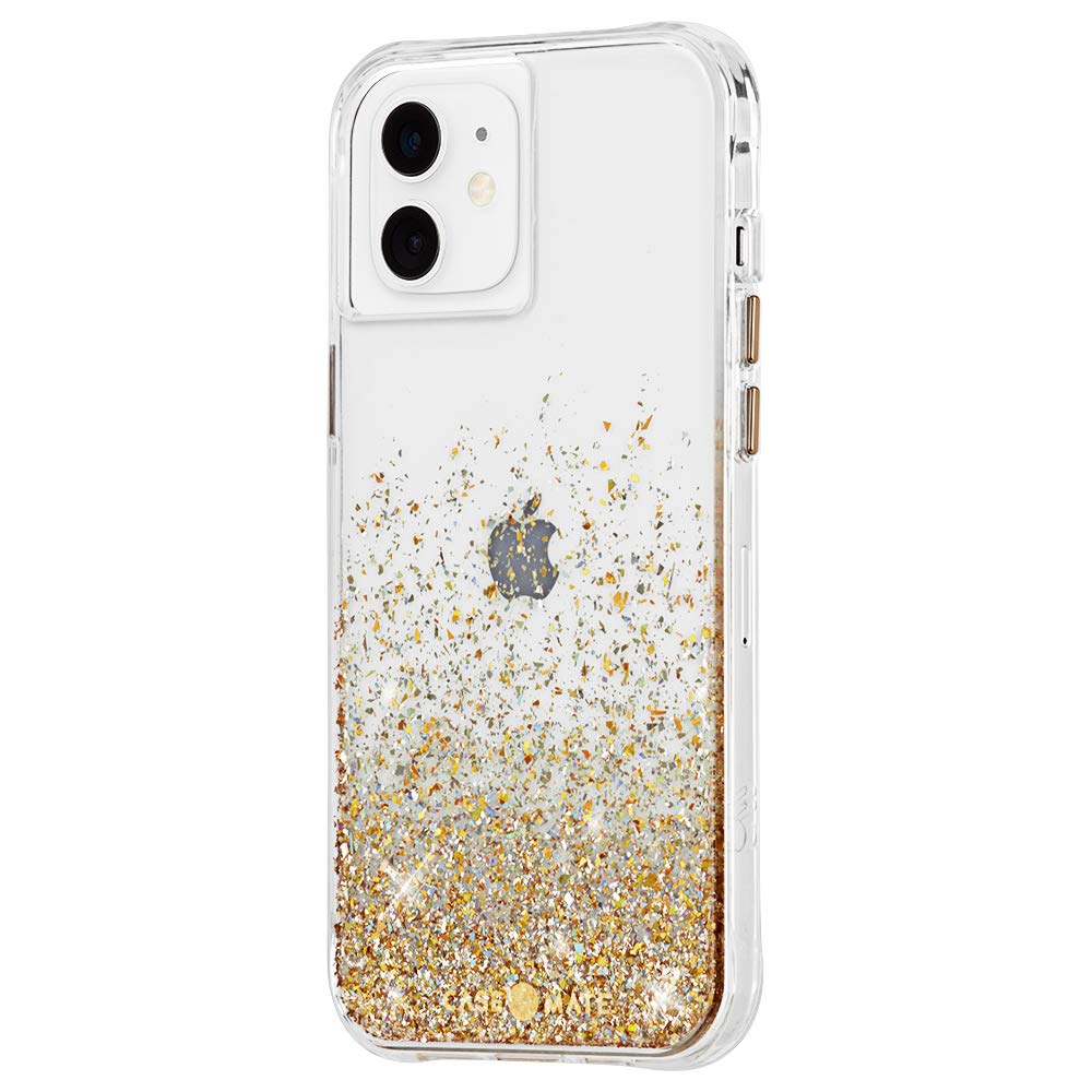 Case Mate   Twinkle Ombre   Case For Iphone 12 Mini (5G)   10 Ft Drop Protection   5.4 Inch   Gold