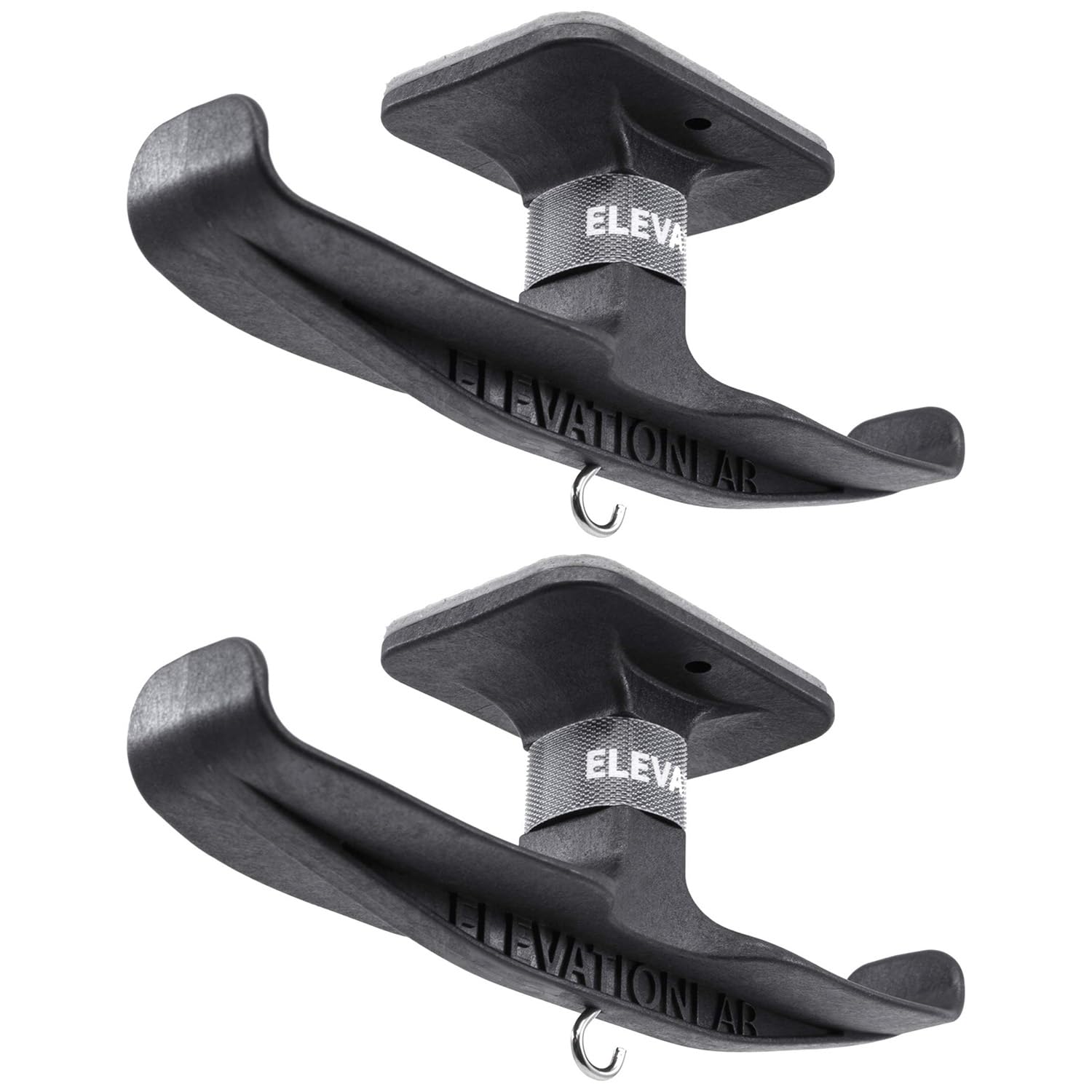Elevation Lab The Anchor Pro (2 Pack)   Extra Strong Under Desk Headphone Stand Mount With Built In Cord Management