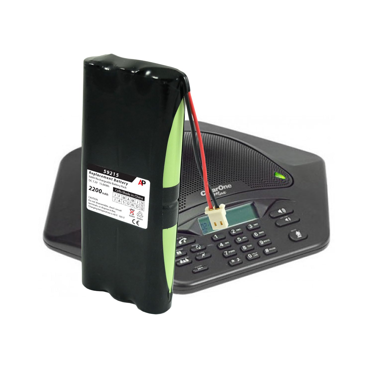 Artisan Power Replacement Battery Compatible With The Clearone Max Conference Phone: 2200 Mah