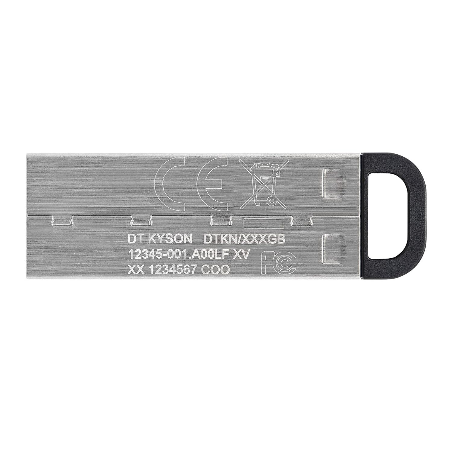 Kingston Datatraveler Kyson 32Gb High Performance Usb 3.2 Metal Flash Drive | Speeds Up To 200Mb/S | Dtkn/32Gb, Silver