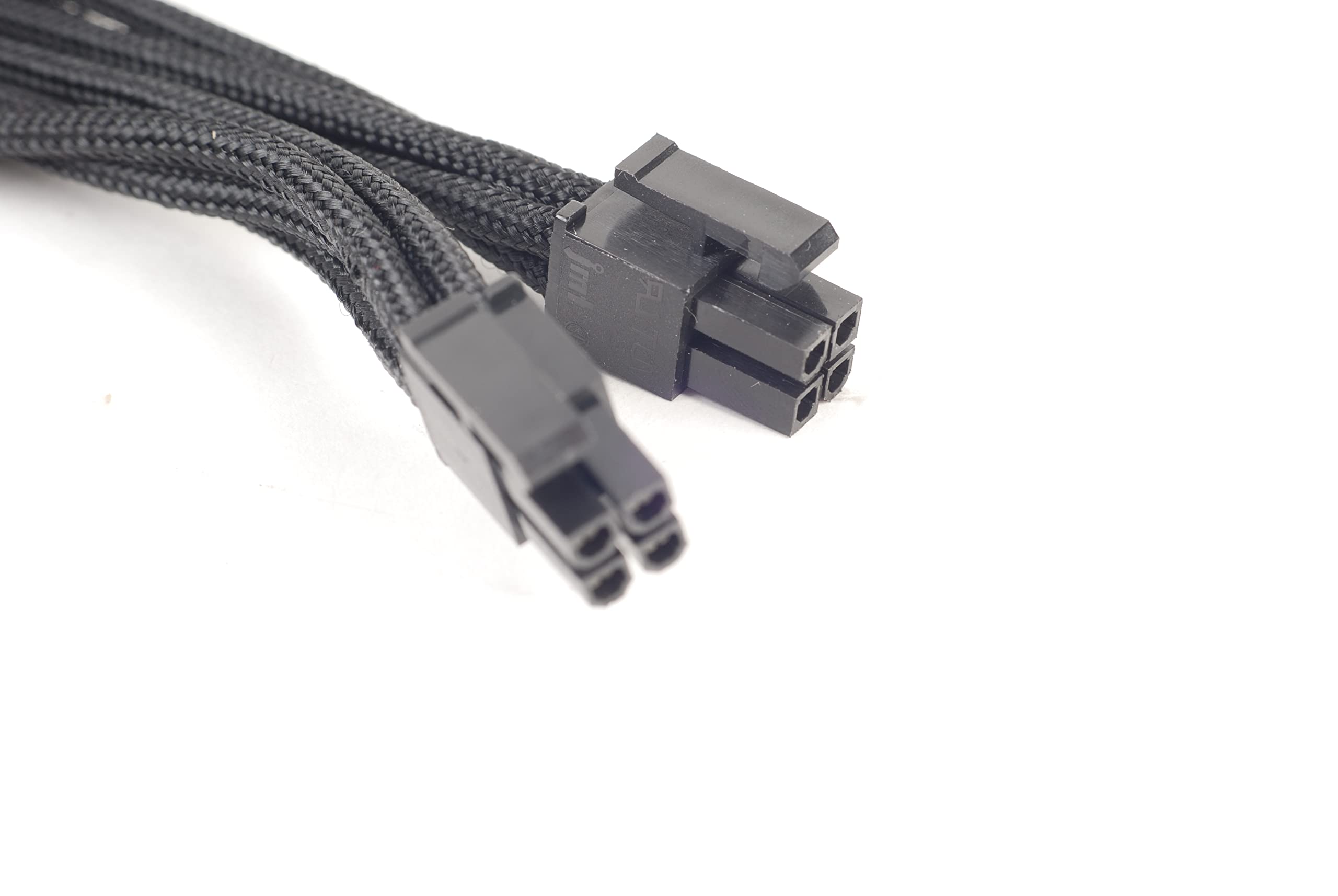 Eps 8Pin To Eps/Atx 4+4Pin(750Mm) Individually Sleeved Modular Cable, Black