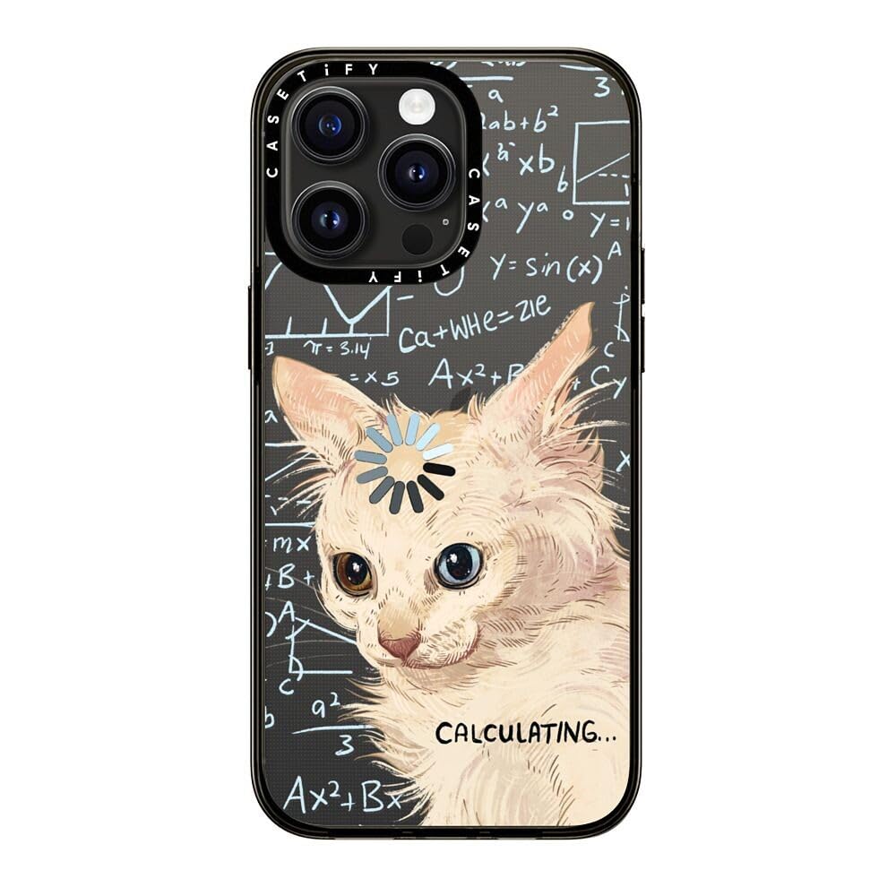 Casetify Compact Iphone 15 Pro Max Case [2X Military Grade Drop Tested / 4Ft Drop Protection]   Cat Prints   Calculating...   Cl