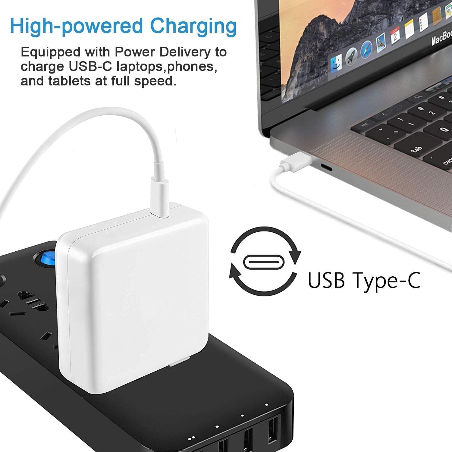 Mac Book Pro Charger   96W Usb C Charger Power Adapter For Usb C Port Macbook Pro & Macbook Air 16 15 14 13 Inch, Ipad Pro And All Usb C Device, Usb C Laptop Charger Included Usb C To C Cable