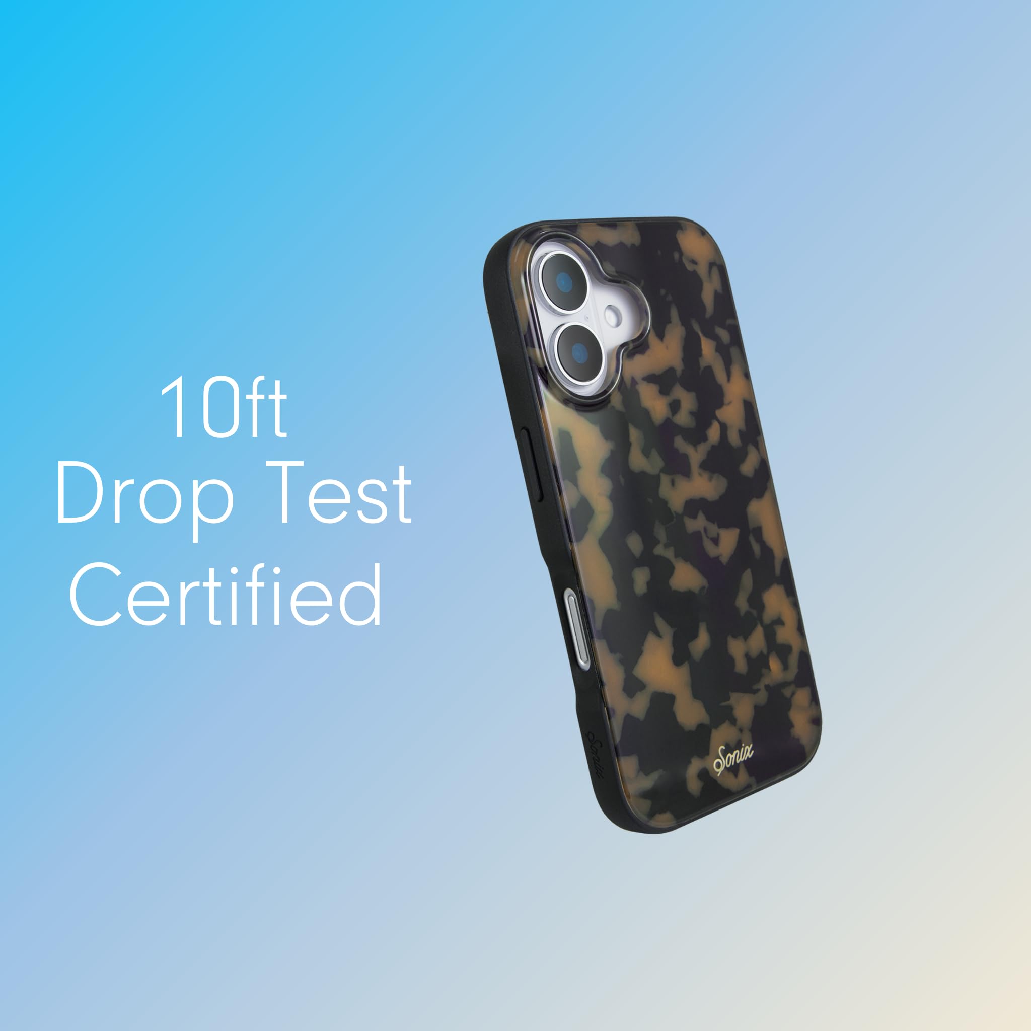 Sonix Case For Iphone 16 | Compatible With Magsafe | 10Ft Drop Tested | Tortoiseshell | Brown Tort