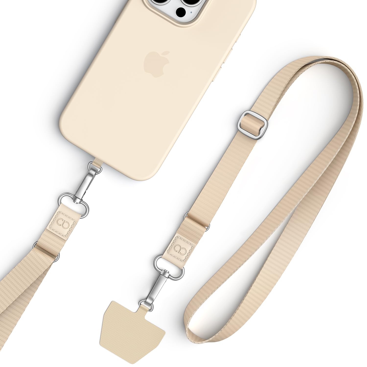 Lamicall Gifts for Mothers Day Teens Girls Kids Cell Phone Lanyard, 2 Pack Thicker Soft-Touch Strap with 2 Patches, Anti Theft N