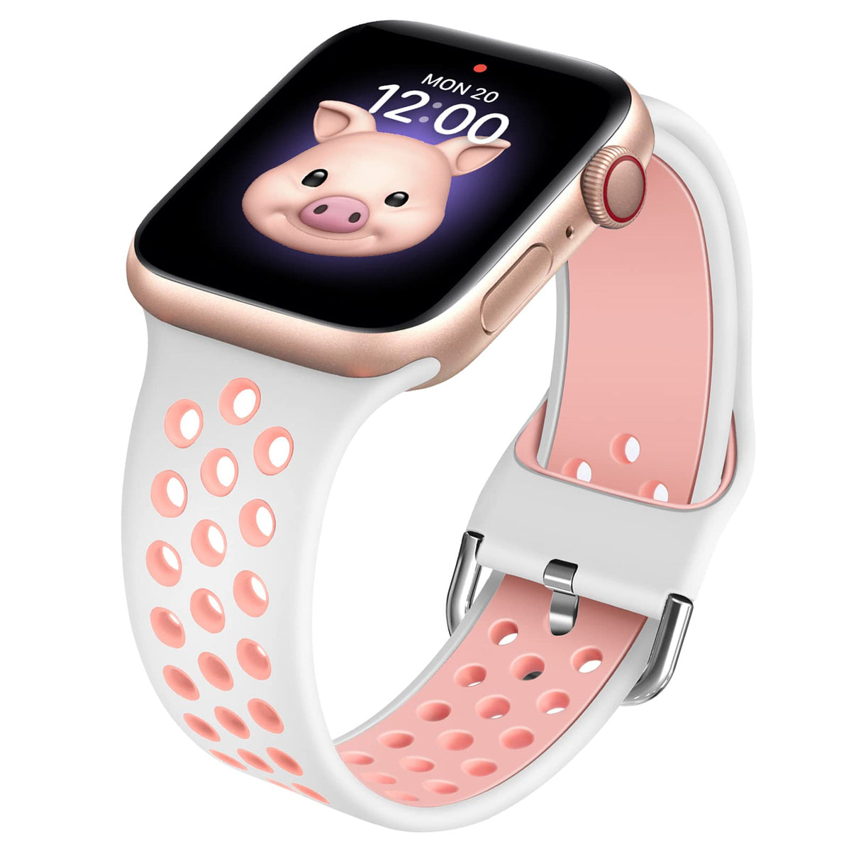 Blackpro For Kids Apple Watch Band, Waterproof Silicone Strap For Boys Girls, Compatible With Apple Watch Series 7/6/5/4/3/2/1/S