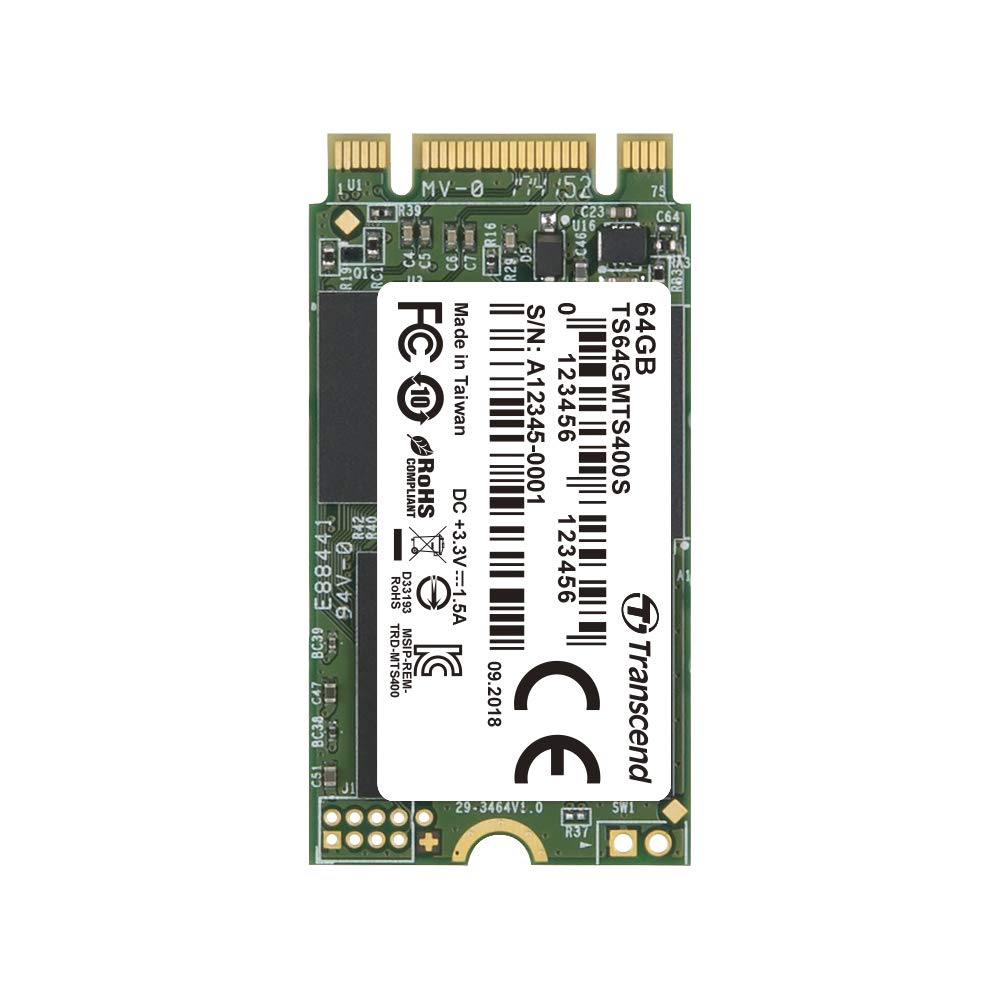 Transcend Ts64Gmts400S 64Gb M.2 Sataiii 42Mm 400S Internal Solid State Drive