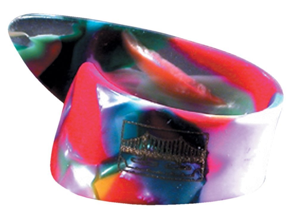 Golden Gate Gp 7 Colorful Clown Confetti Thumb Picks   Large   Dozen