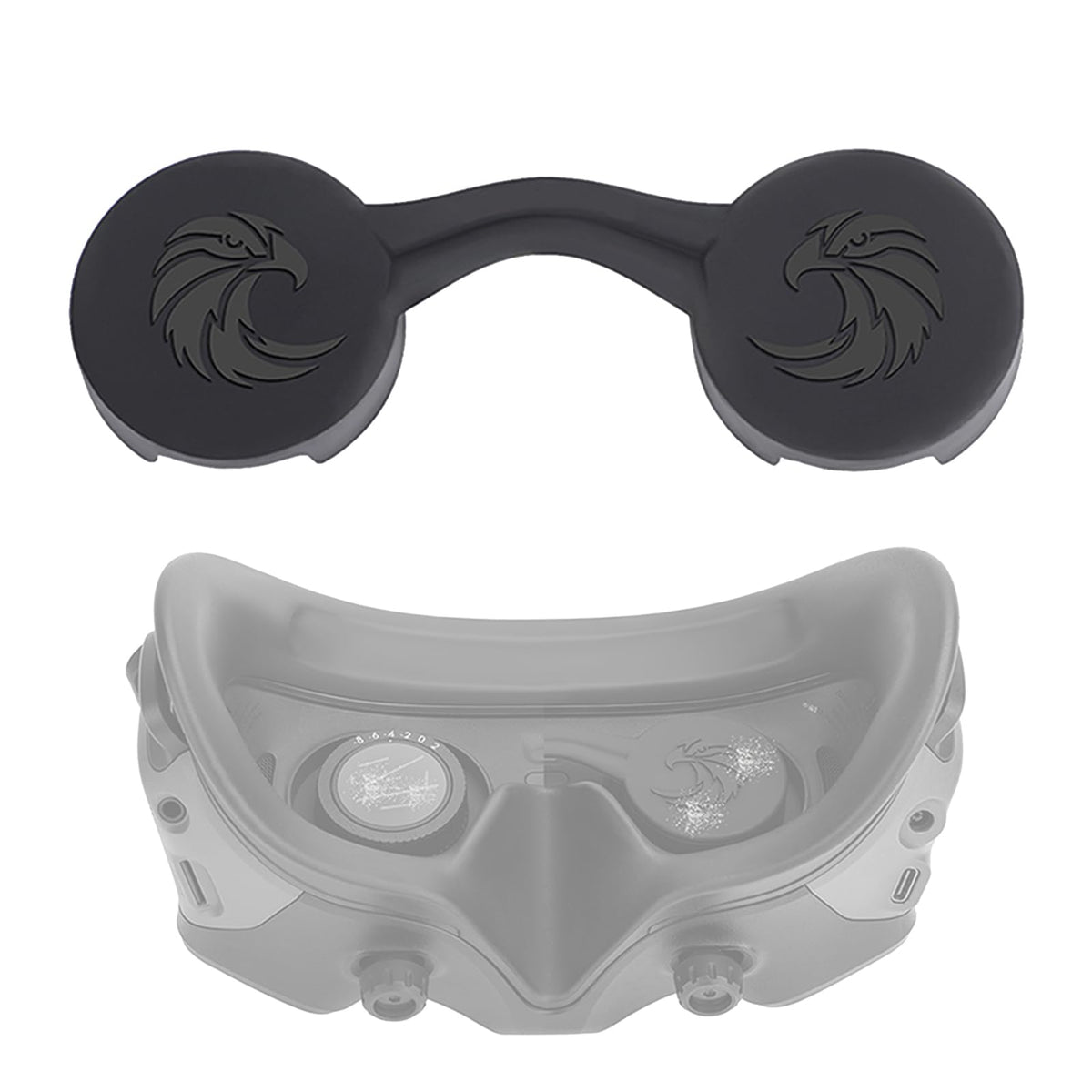 Zlylvrc Lens Protective Cover Cap For Dji Goggles 3 Silicone Protector Cover Case Dust Cover Compatible For Dji Avata 2 Goggles 
