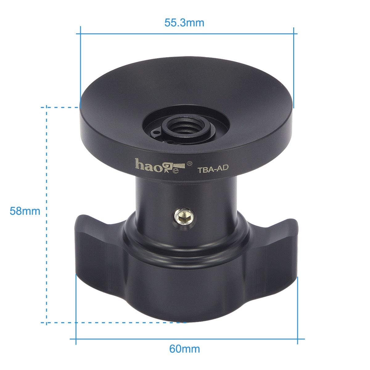 Haoge Tie Down Locking Handle Short Threaded Knob For Sachtler Tripod Video Fluid Head Bowl Adapter Fsb6 Fsb6T Fsb8 Fsb8T Fsb 10