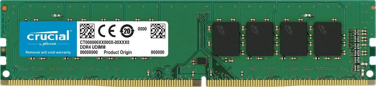 Crucial Ram 16Gb Ddr4 2400 Mhz Cl17 Desktop Memory Ct16G4Dfd824A