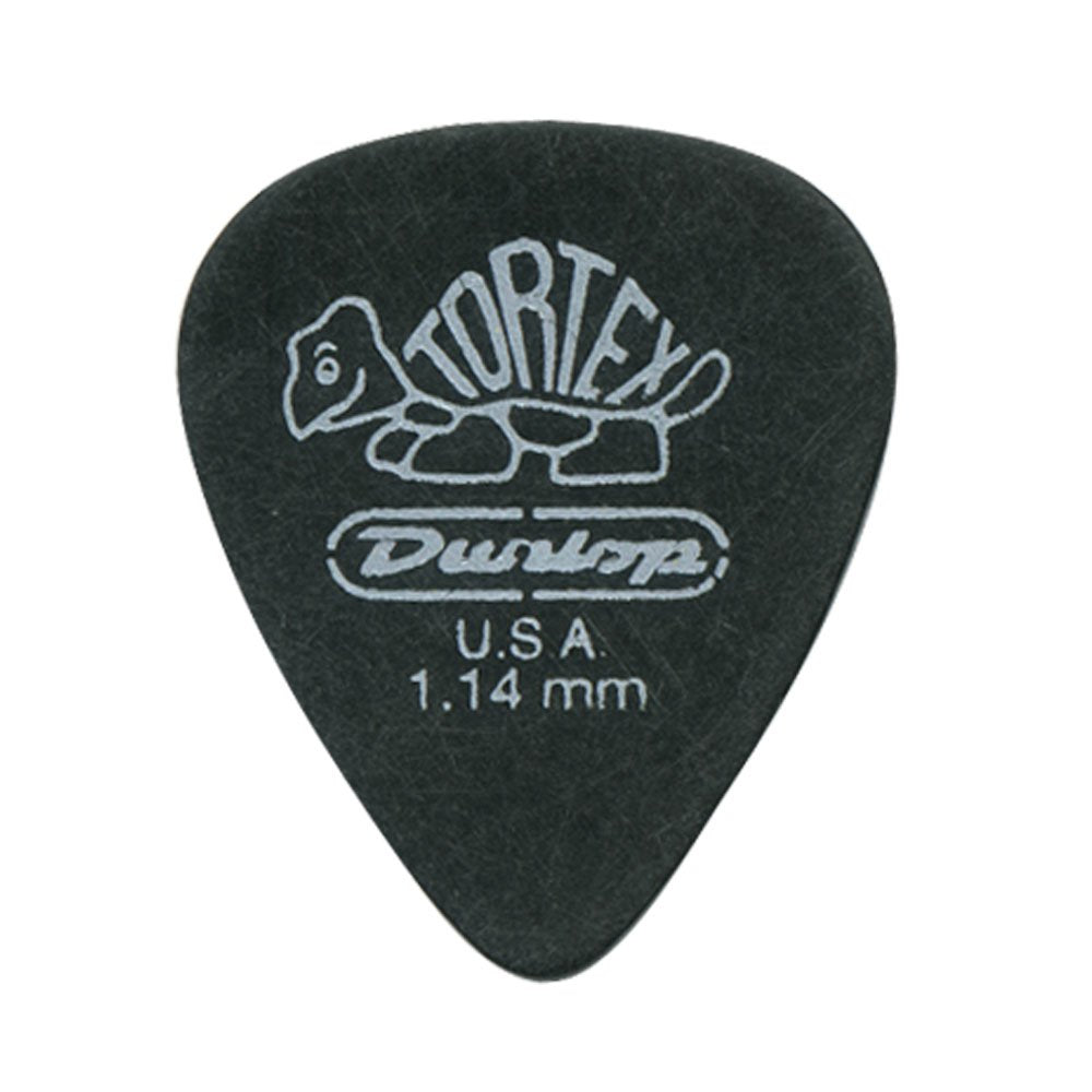 Dunlop 488R1.14 Tortex Pitch Black, 1.14Mm, 72/Bag