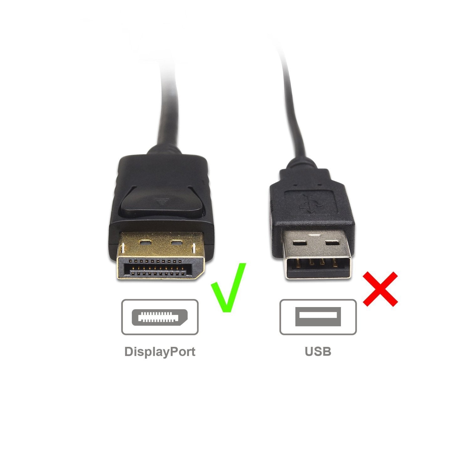 Cable Matters Displayport To Dvi Cable (Dp To Dvi Cable) 10 Feet