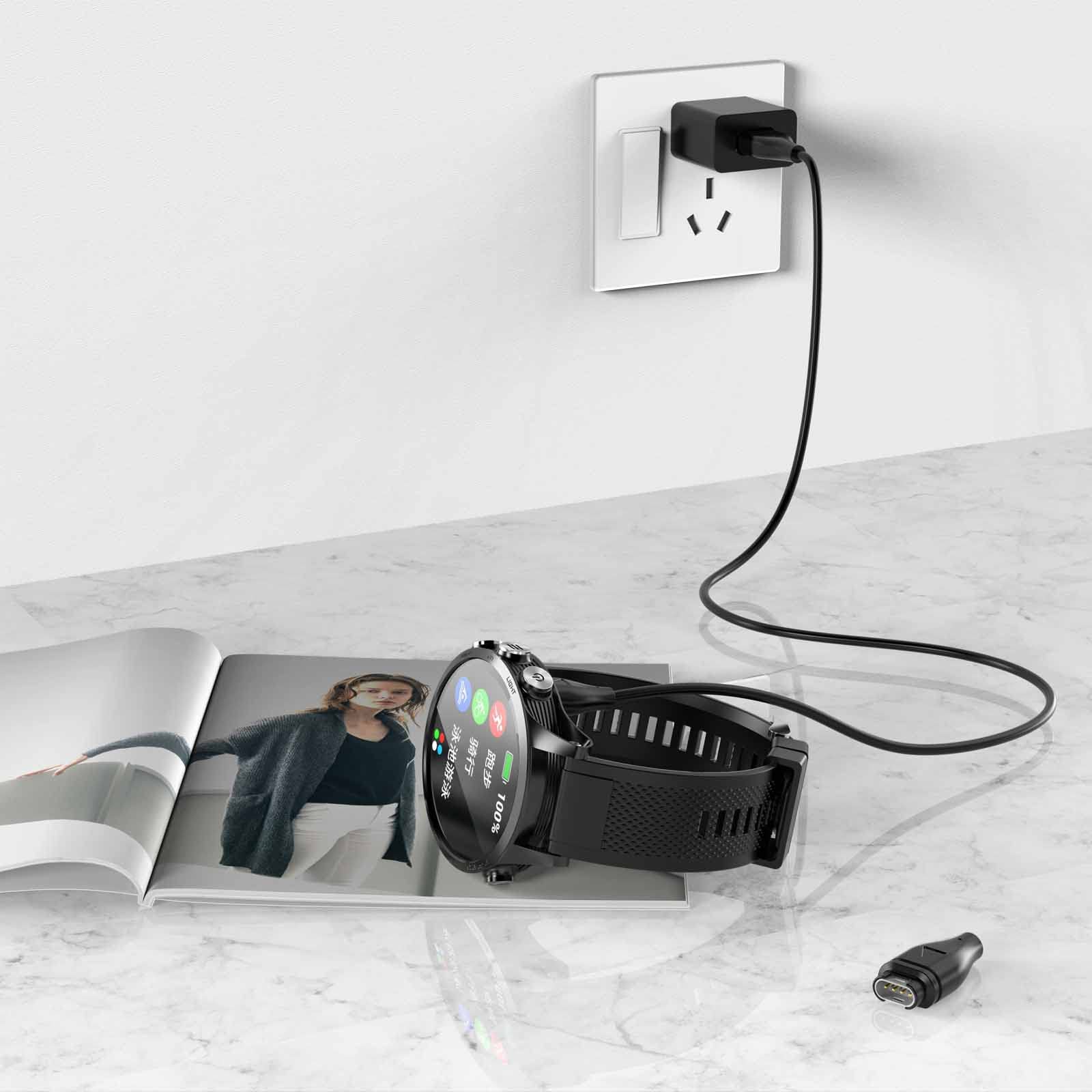 Meliya Charger For Garmin Fenix 7/7S/7X, Fenix 6/6S/6X/Pro, Fenix 5/5S/5X/Plus, ???????? ???????????????? Replacement Charging C