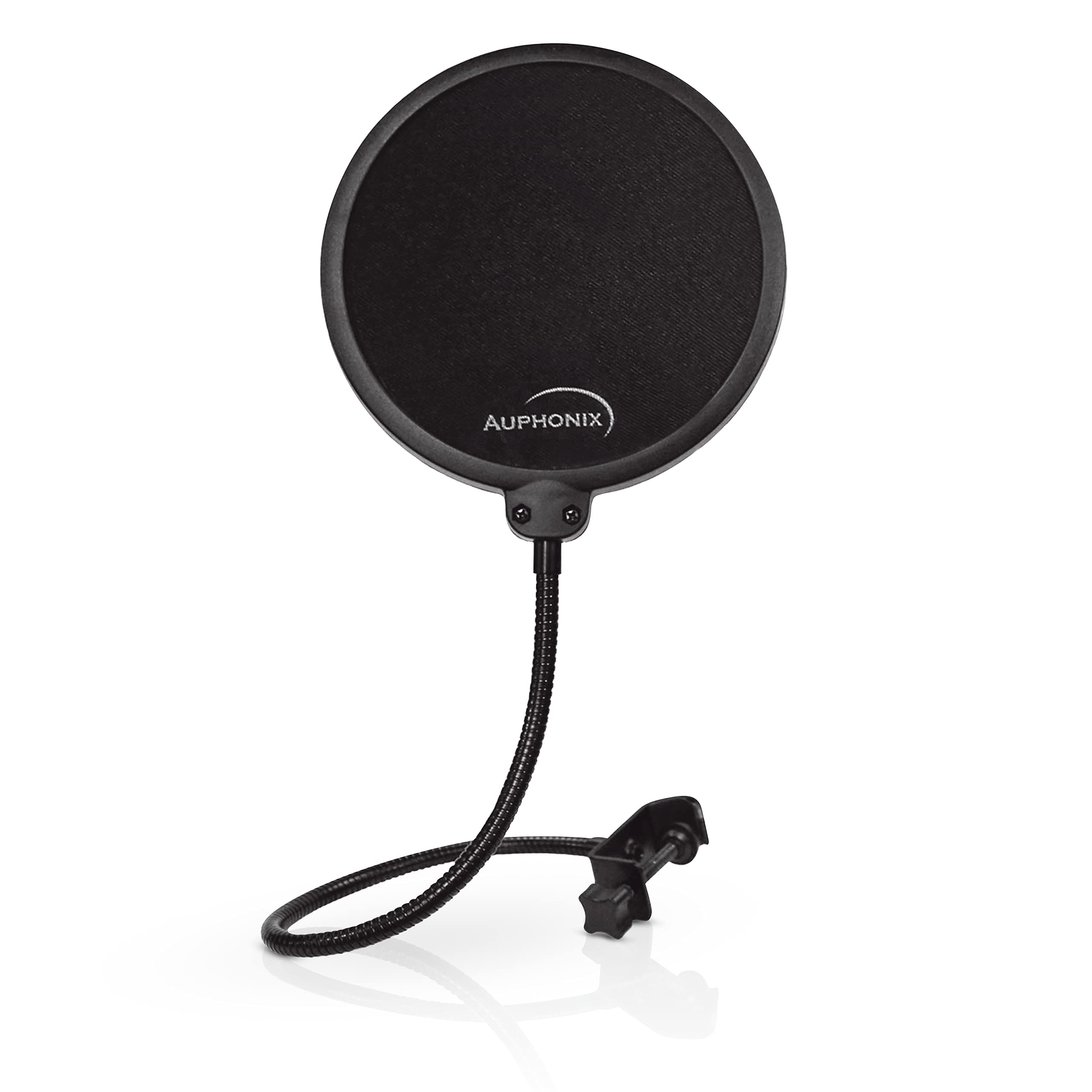 Auphonix Pop Filter For Mic   6 Inch Diameter, Dual Layered Microphone Pop Screen For Studio Recording, Podcasts And Streaming  
