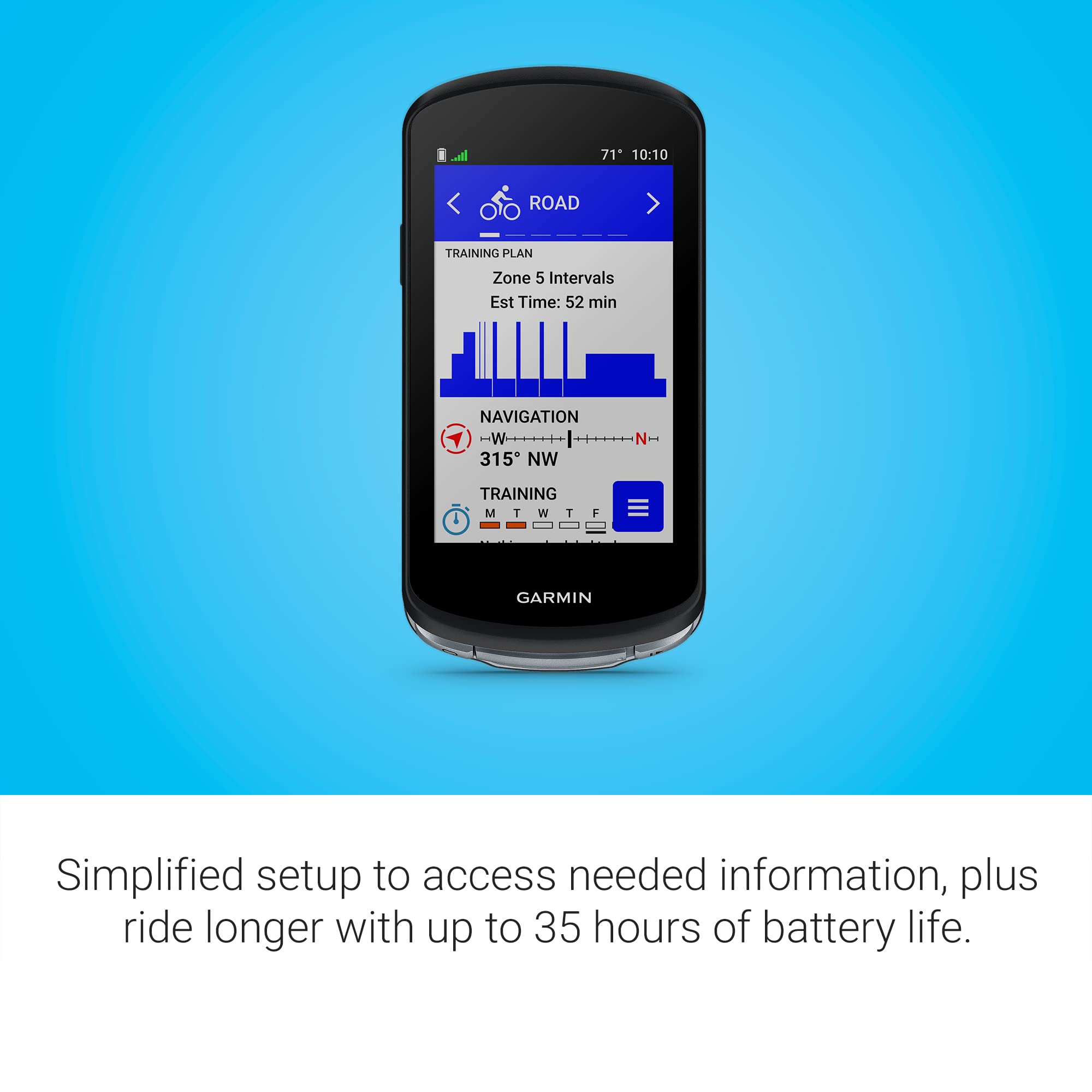 Garmin Edge 1040, Gps Bike Computer, On And Off-Road, Spot-On Accuracy, Long-Lasting Battery, Bundle