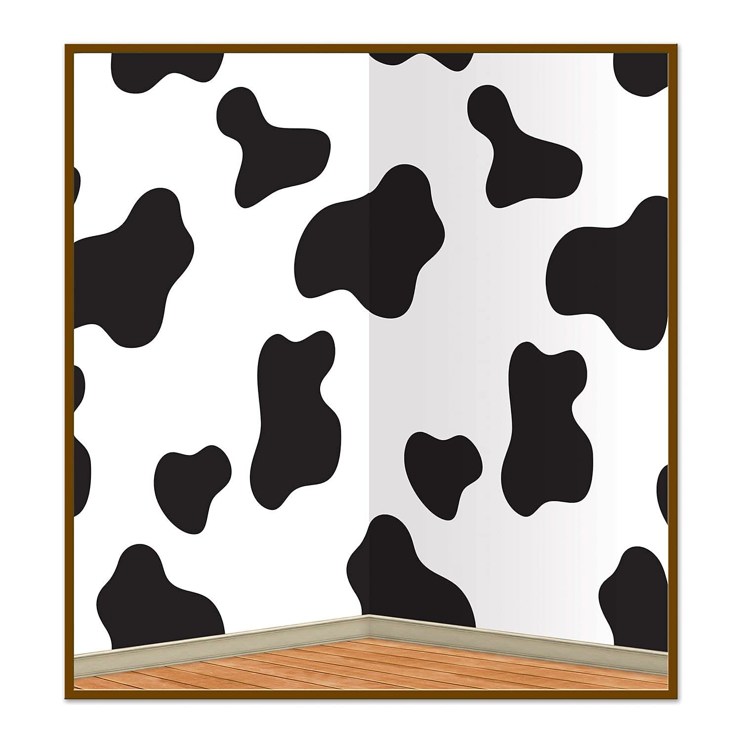 Beistle Cow Print Backdrop