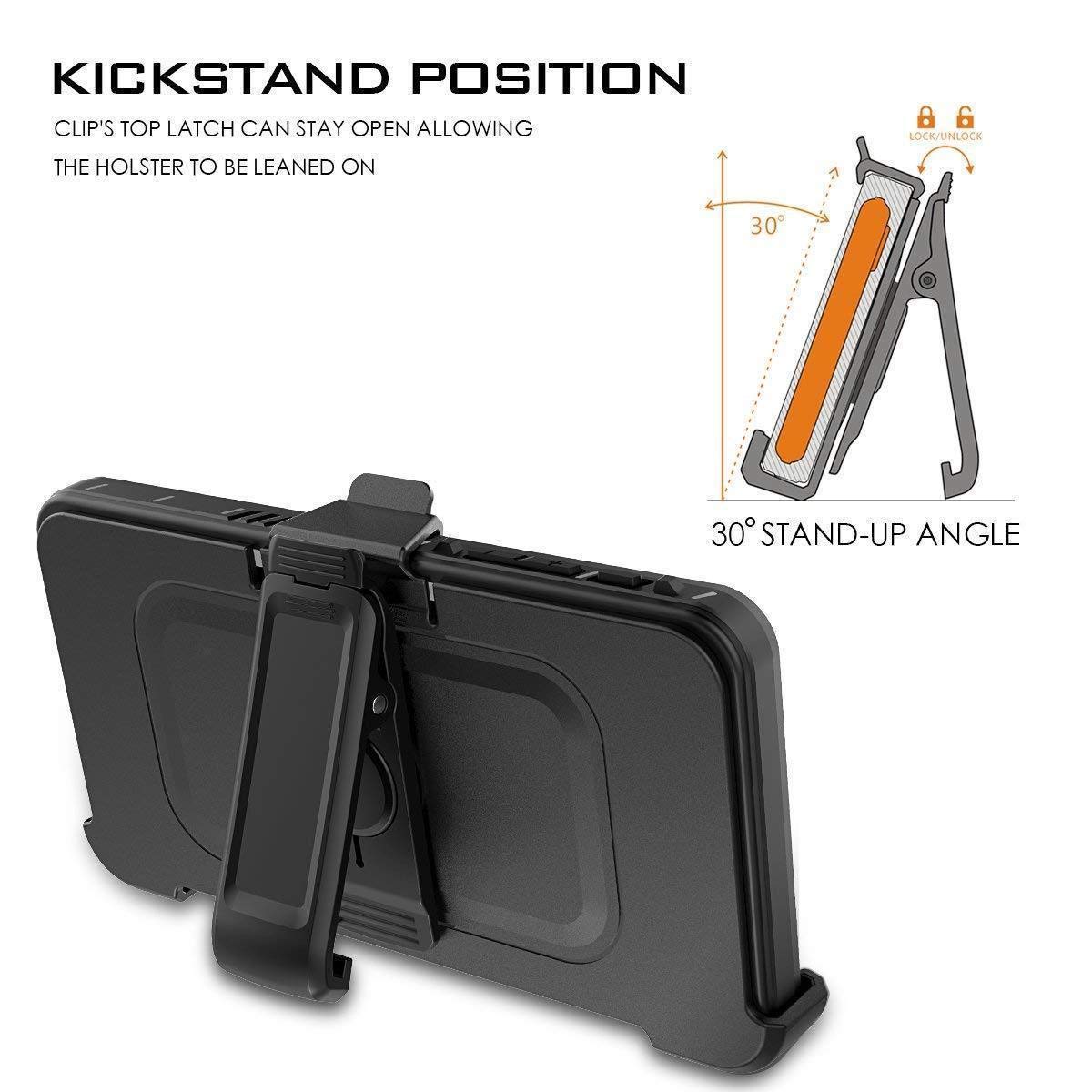 Defender Case For Samsung Galaxy Note 9,[No Screen Protector][Heavy Duty][Drop Protection] Tough Rugged Tpu Hybrid Hard Shell Ca