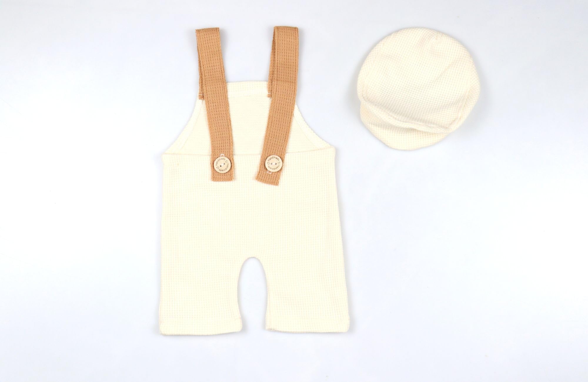 Giggle Angel Newborn Photography Props Set Baby Boy Newborn Outfits Overalls Boy Costume With Cap 0 1 Month