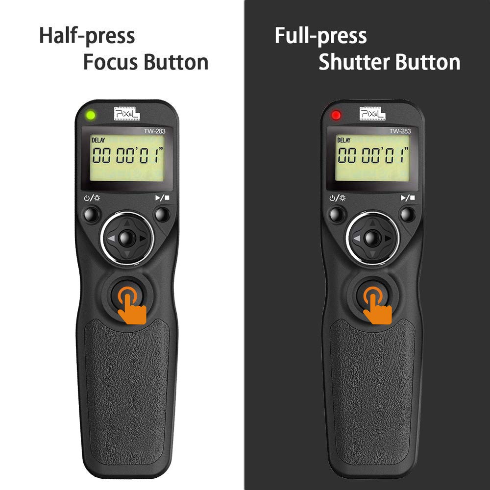 Pixel Dslr Camera Wireless Shutter Release Timer Remote Control Tw-283/Dc2 For Nikon D3100 D3200 D3300 D5000 D5100 D5200 D5300 D