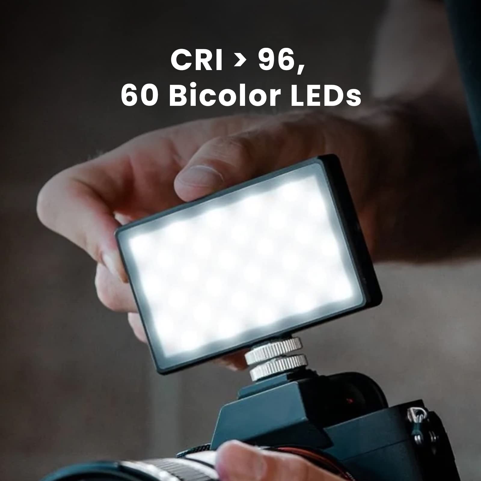 Lume Cube Bicolor Panel Mini Led Light For Professional Dslr Cameras | Adjustable Panel Mini, Lcd Display | Photo And Video Ligh