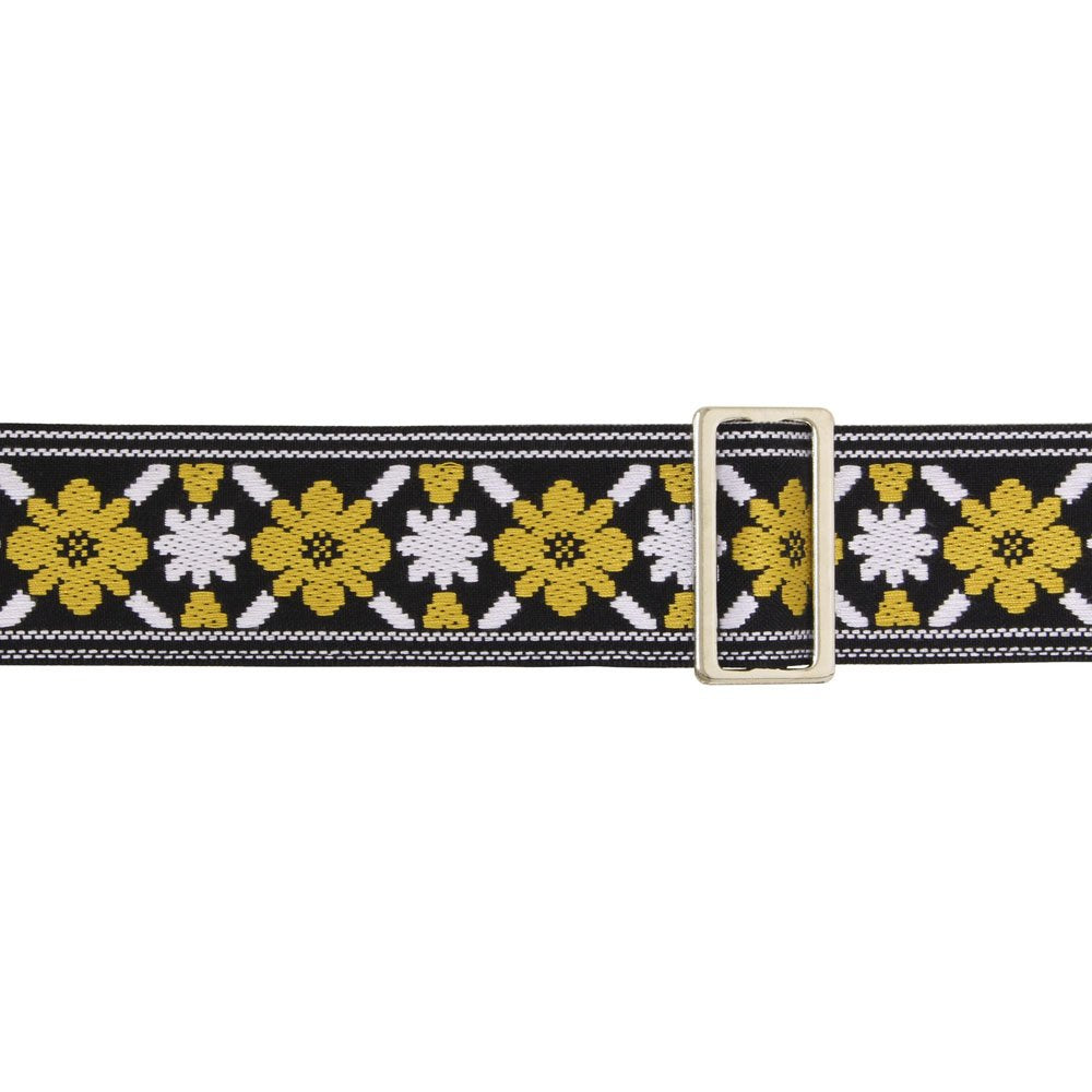 Ace Vintage Reissue Guitar Strap By Dandrea - Vintage Rock Style - Adjustable - Fits Electric, Acoustic & Bass