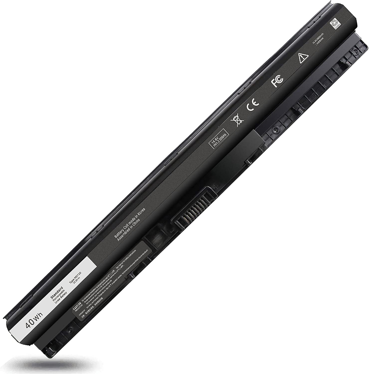 M5Y1K Laptop Battery Compatible With Dell Inspiron 40Wh 14.8V,14 15 17 3000 5000 Series,5558 5559 3551 453 Bbbr 3452 3451 3458N