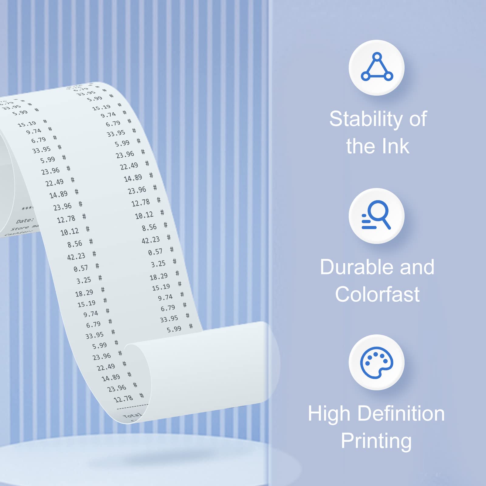 5 Pack Ir40T Mycartridge For Ir40T Ir 40T Compatible With Sharp El 1750V El 1801V, Casio Hr 100Tm Hr 170Rc Canon P23 Dhv Cp13 Calculator (Individual Packaging,Black And Red)